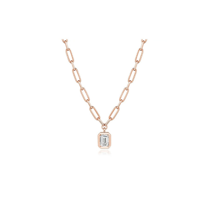 Petite Diamond Link Necklace - 1.54ct