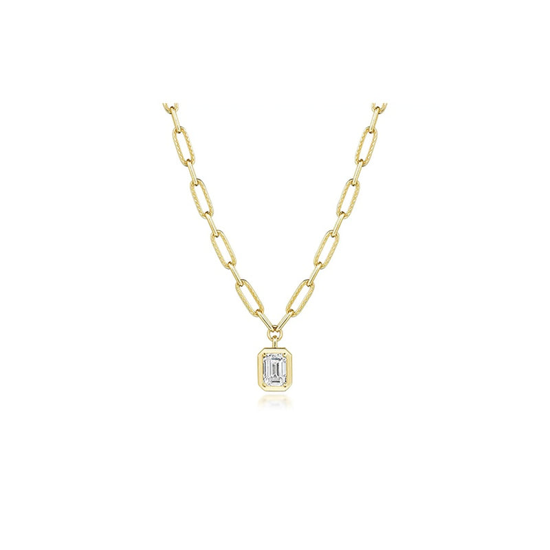Petite Diamond Link Necklace - 1.54ct