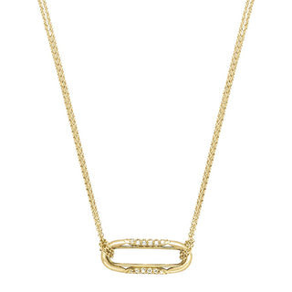 Link Pendant, Diamond in 18kt Yellow Gold