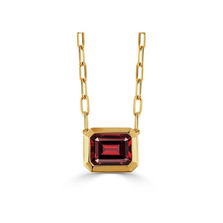 Doves by Doron Paloma Garnet Necklace N10077GT