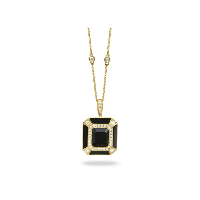 Doves by Doron Paloma Black Onyx Pendant P8804BO