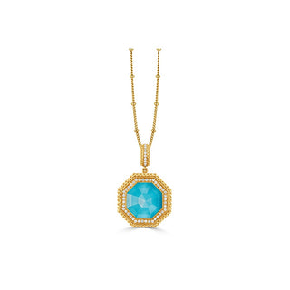 Doves by Doron Paloma Justinian Pendant P11102TQ-Y