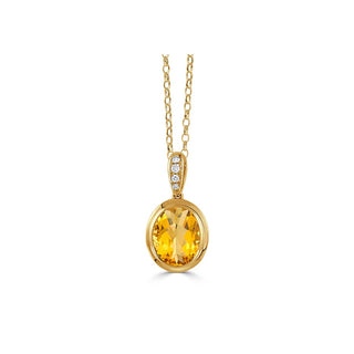 Doves by Doron Paloma Limoncello Pendant P10726CT