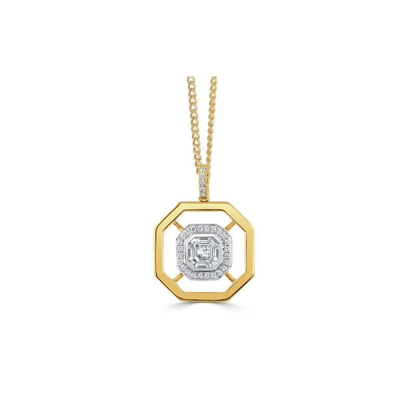 Doves by Doron Paloma Mondrian Pendant P9052TT