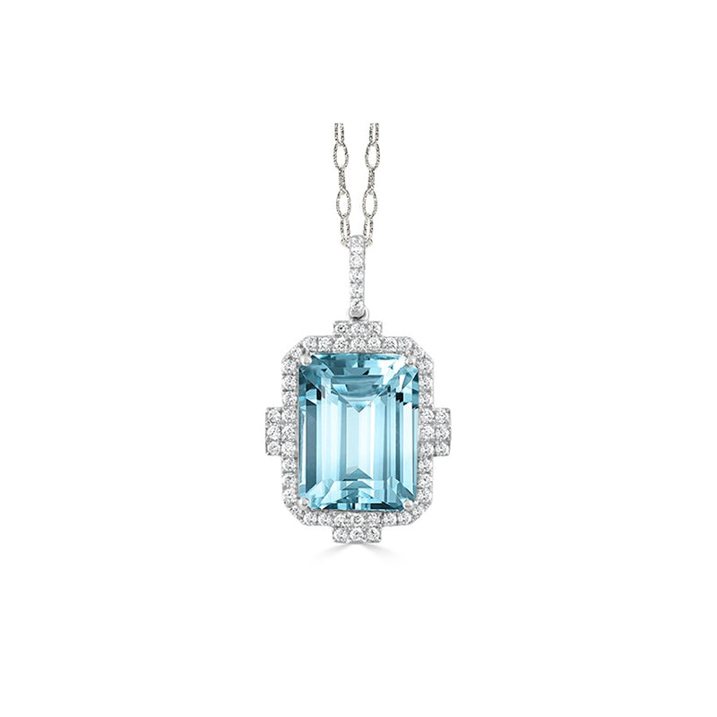 Doves by Doron Paloma Sky Blue Necklace P8695BT
