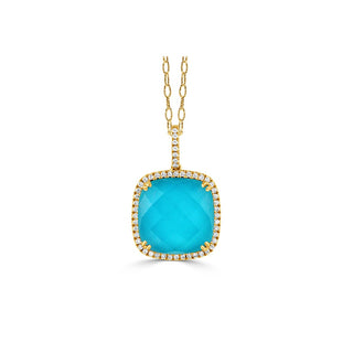 Doves by Doron Paloma St. Barths Pendant P7287TQ-Y