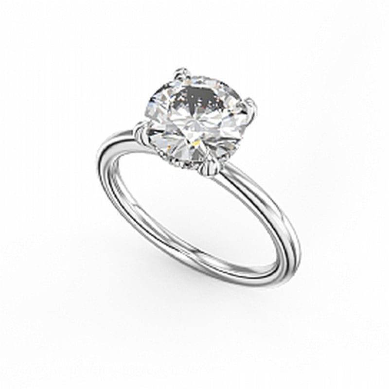 12=.04TW SI G-H PLAT .75CT SOLITAIRE E/R