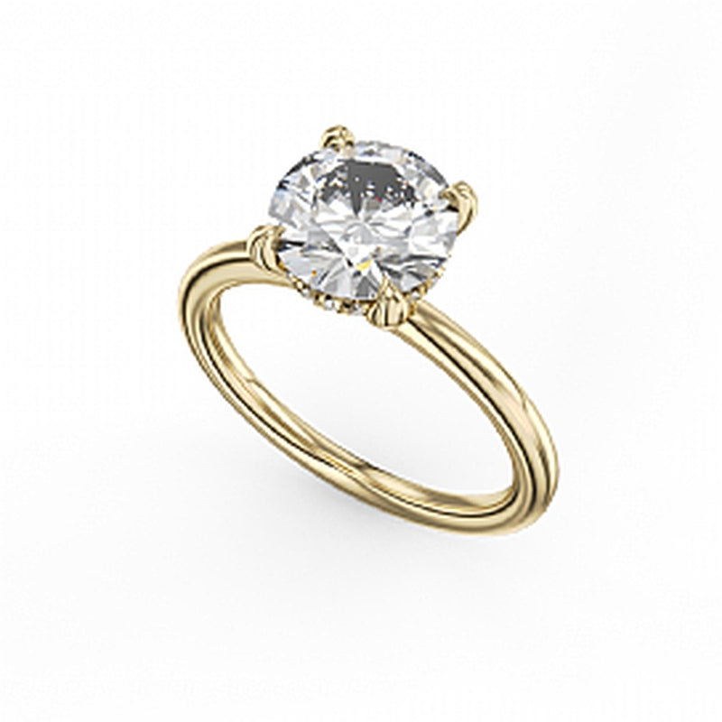 12=.04TW SI G-H 18KY 1.0CT SOLITAIRE E/R