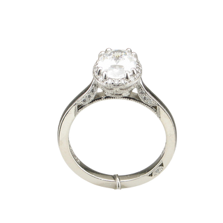 PLAT .13CTW OVAL
