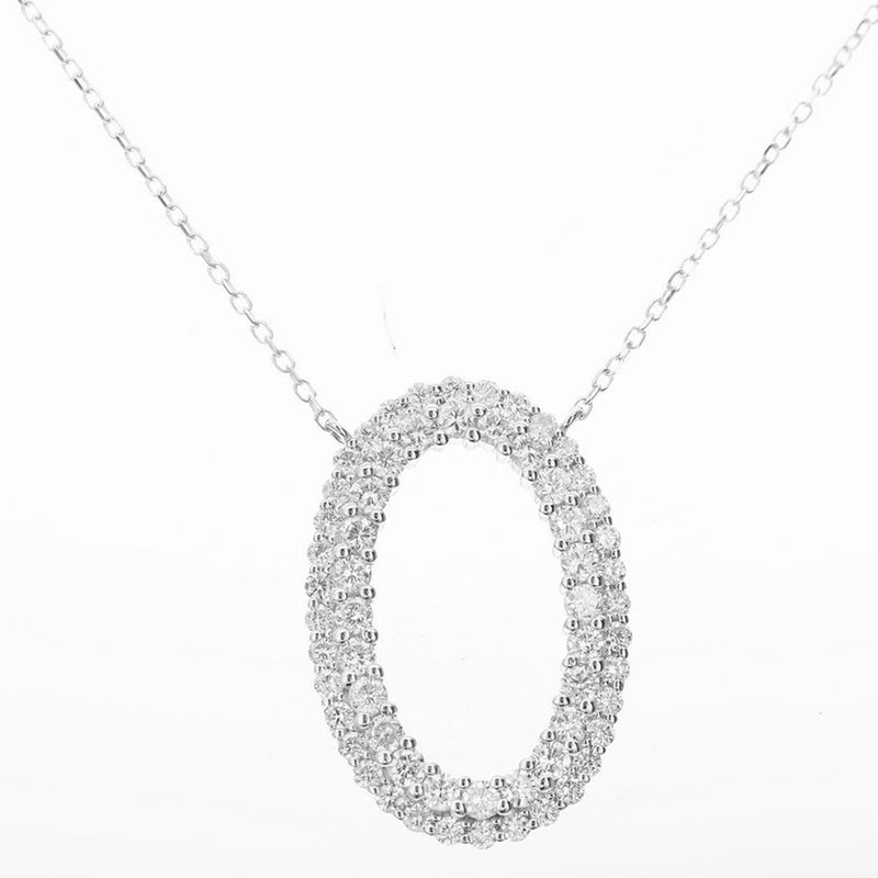 60=.90TW SI1 G-H 18KW NECKLACE