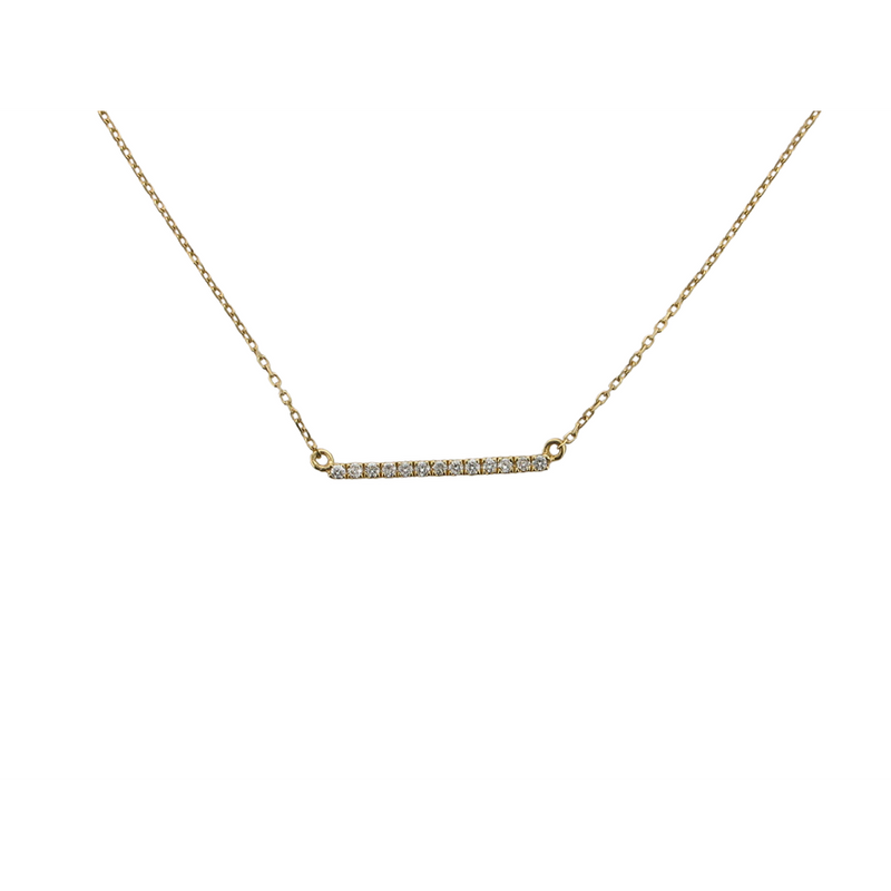 13=.13TW SI1 G-H 18KY NECKLACE