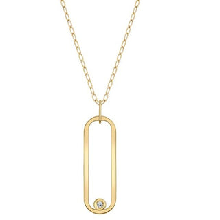 .08CT SI G-H 14KY PENDANT