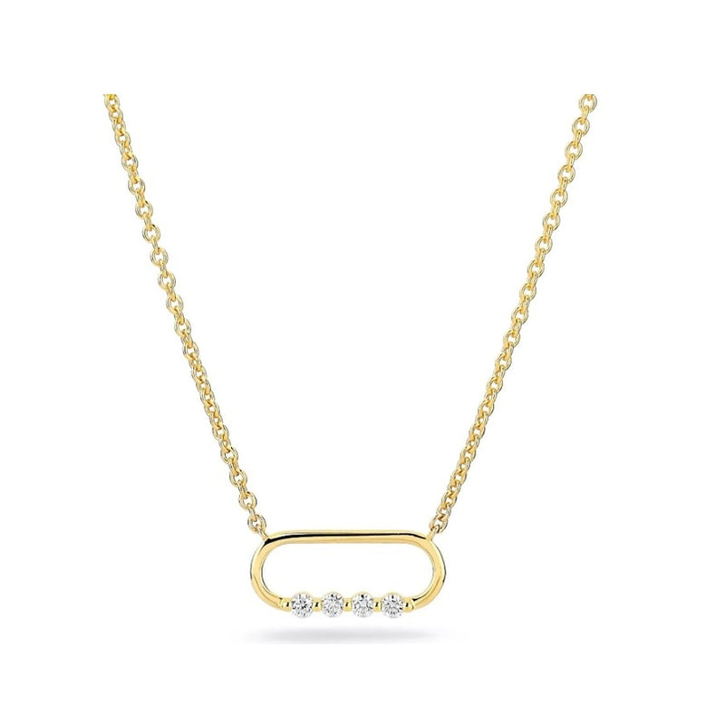 4=.15TW SI G-H 14KY NECKLACE