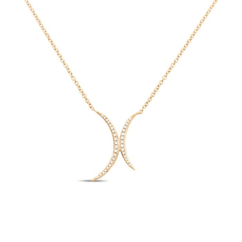 .10CTW 1/2 MOON PEND