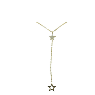 .05CTW STAR NECKLACE
