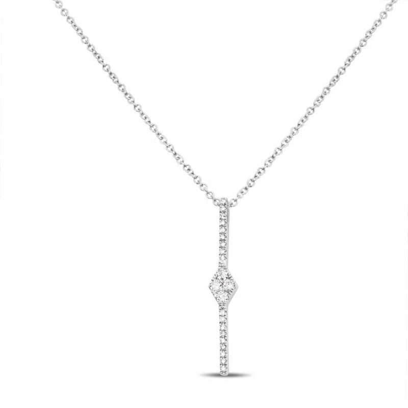 .14CTW  DROP BAR NECK
