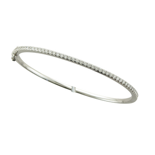 43=.80CTW SI GH 14KW BANGLE