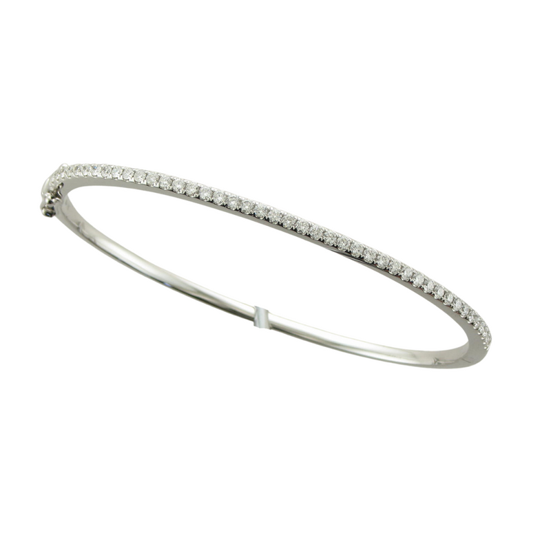 43=.80CTW SI GH 14KW BANGLE