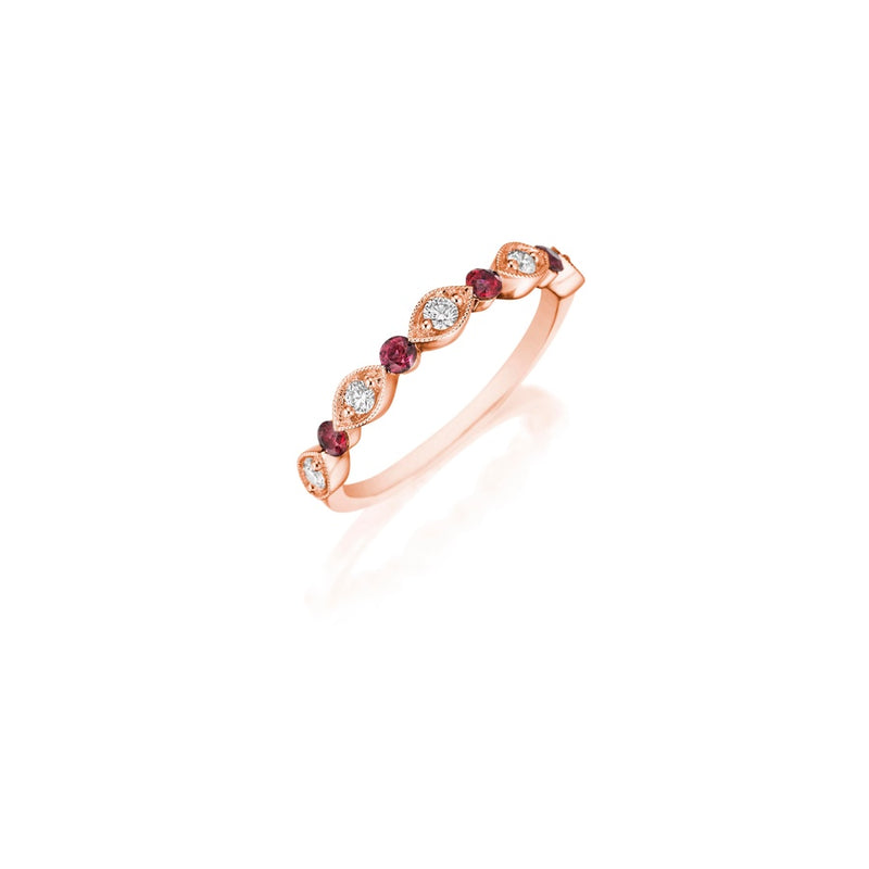 5=.15TW SI1 F-G;4=.20TW RUBY 18KR BAND