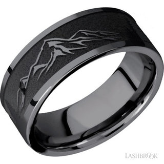 TANT/MOUNTAIN SCENE BLACK