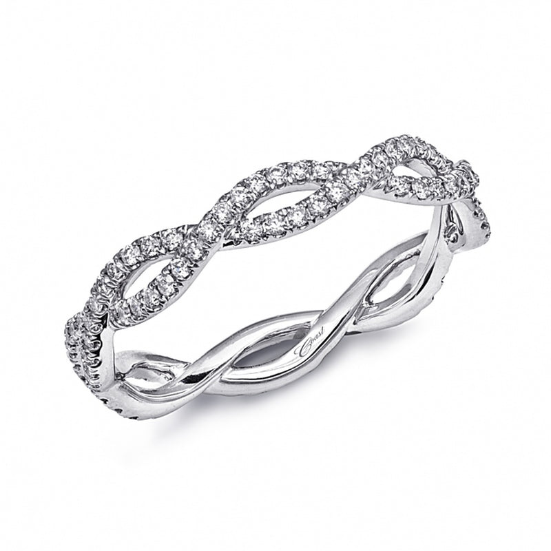 .19CTW 14KW FISHTAIL BAND