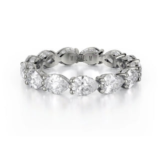 2.72CTW PEAR ETERNITY 18KW