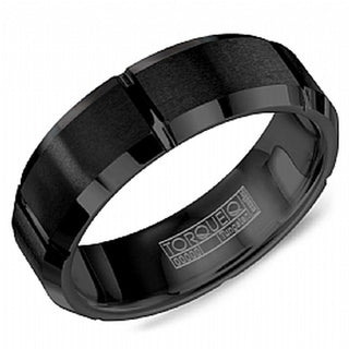 7MM BLK TUNGSTEN BAND
