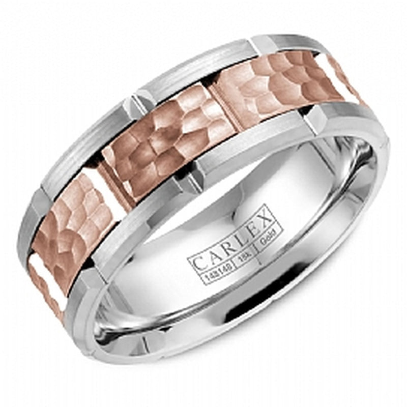 7.5MM FROSTED HAMMERED CENTER