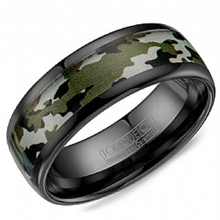 8MM BLK CERAMIC BAND