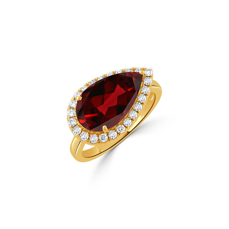 Doves by Doron Paloma Garnet Fashion Ring R10986GT