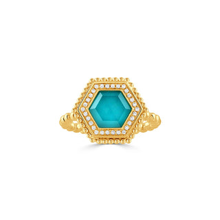 Doves by Doron Paloma Justinian Fashion Ring R11125TQ-Y