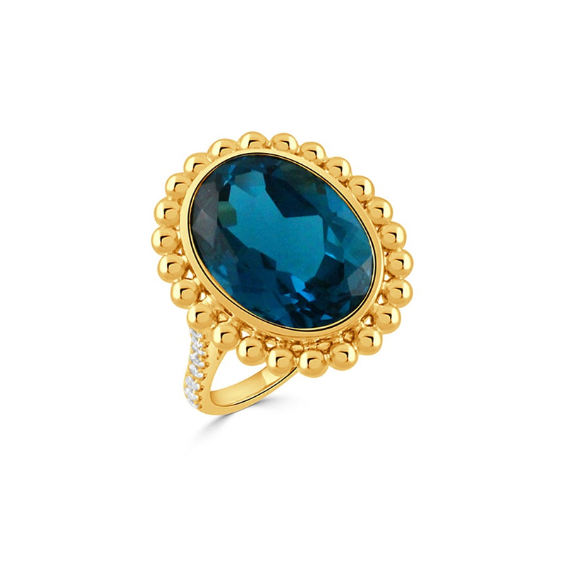 Doves by Doron Paloma London Blue Fashion Ring R11252LBT-Y