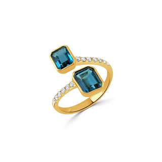 Doves by Doron Paloma London Blue Fashion Ring R9175LBT-Y