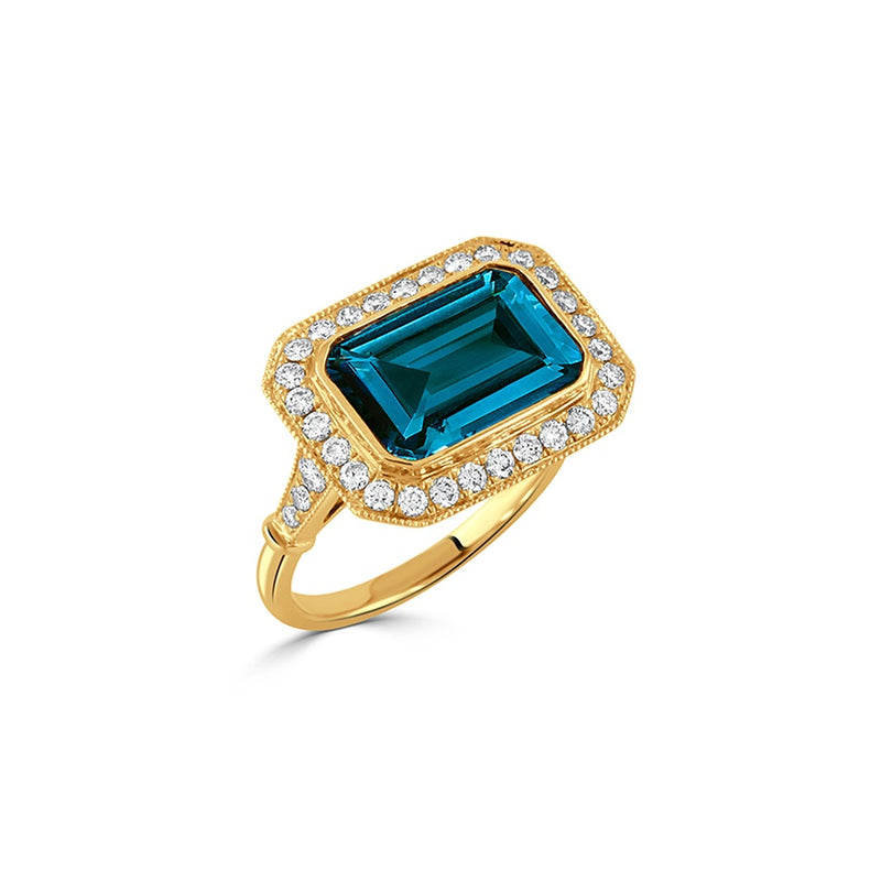 Doves by Doron Paloma London Blue Fashion Ring R9797LBT-Y