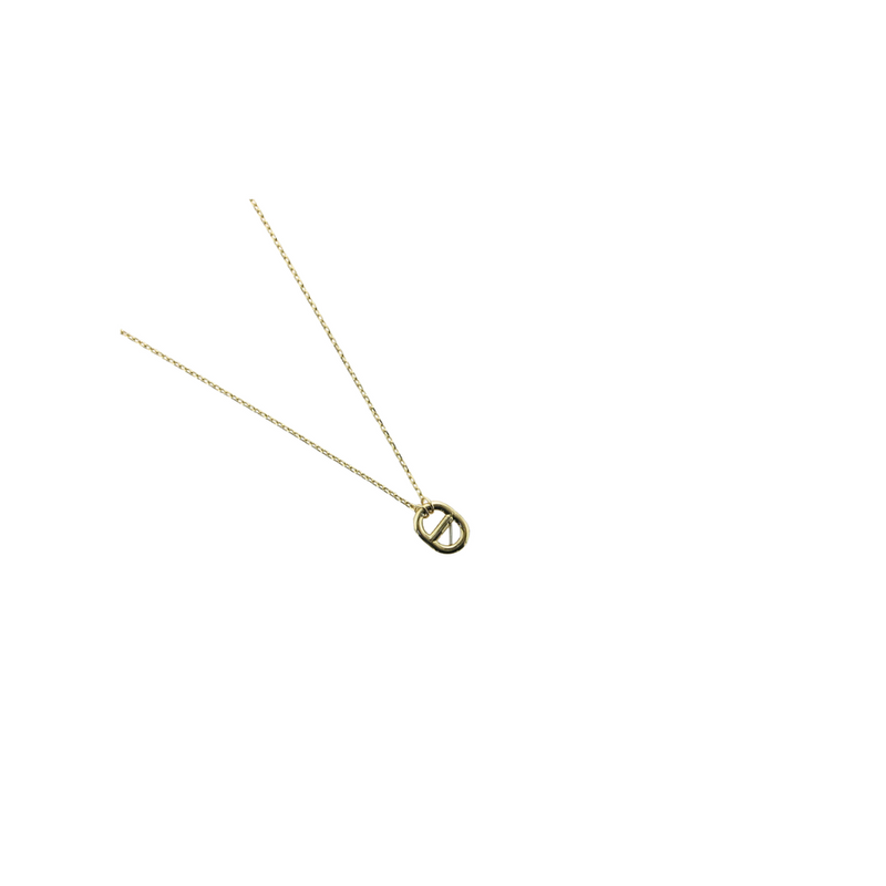 14K CHARM AND CHAIN 17"