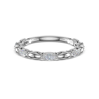 Marquise Pattern Band in 14kt Yellow Gold