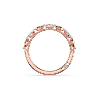 Marquise Pattern Band in 14kt Yellow Gold
