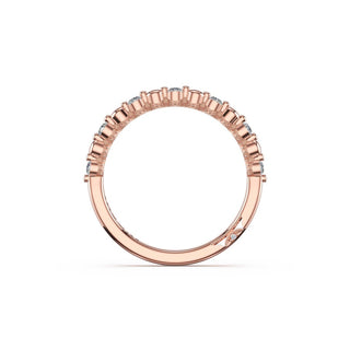 Round Pattern Band in 14kt Rose Gold
