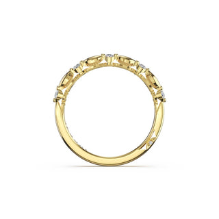 Alternating Pattern Band in 14kt Yellow Gold