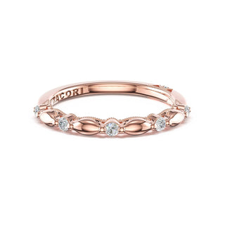 Alternating Pattern Band in 14kt Rose Gold