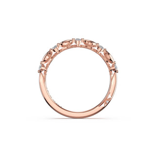 Alternating Pattern Band in 14kt Rose Gold