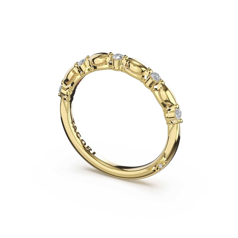 Alternating Pattern Band in 18kt Yellow Gold