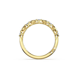 Alternating Pattern Band in 14kt Yellow Gold