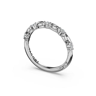 Alternating Pattern Band in 18kt White Gold