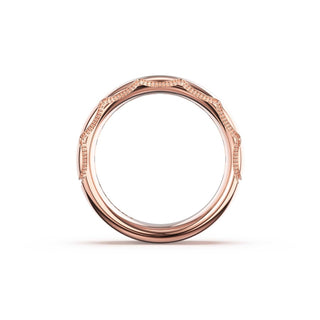 Channel-Set Diamond Band in 14kt Rose Gold
