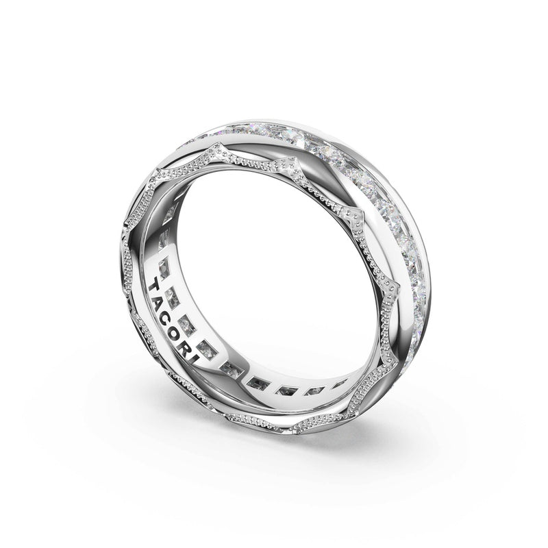 Channel-Set Diamond Band in 14kt White Gold