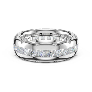 Channel-Set Diamond Band in 14kt White Gold