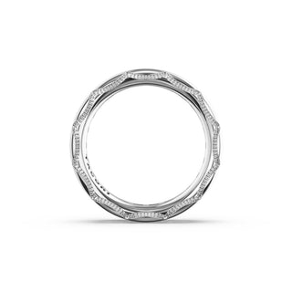 Channel-Set Diamond Band in 14kt White Gold