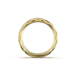 Channel-Set Diamond Band in 18kt Yellow Gold