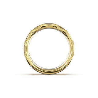 Channel-Set Diamond Band in 14kt Yellow Gold